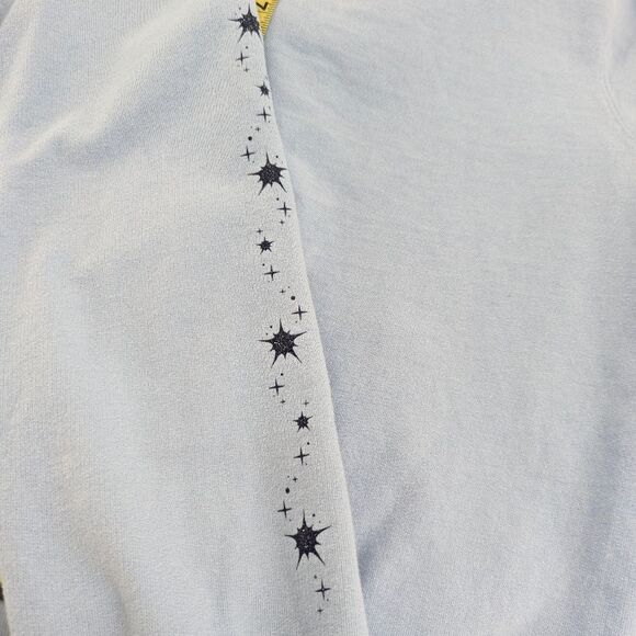 Disney Tinkerbell Blue Full Zip Sweatshirt Hoodie Women's Size S/M Kids XL - Picture 6 of 8